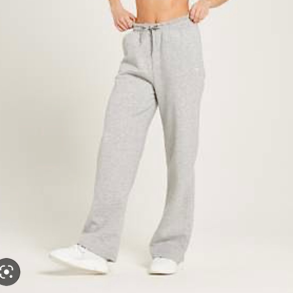 Grey Straight Leg Sweatpants - Picture 1 of 5